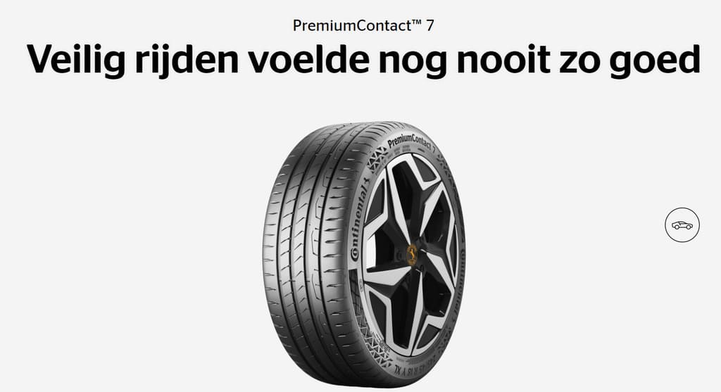 Continental PremiumContact 7 - Veilig rijden voelde nog nooit zo goed