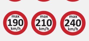 winterbanden Waarschuwingssticker snelheid duitsland belgie 2025